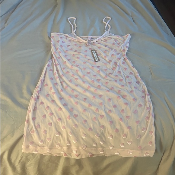 💕NWT SKIMS sheer pink velvet slip dress - Picture 5 of 7